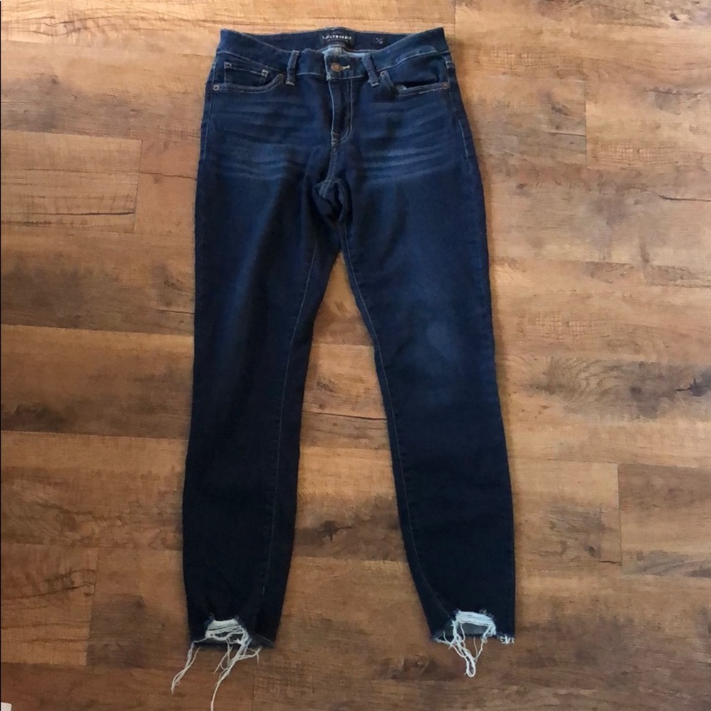 Lucky Brand Lolita Skinny raw hem jeans